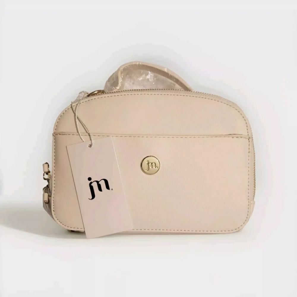Jessica Moore Limited Edition Off-white Floral Lined Crossbody Bag